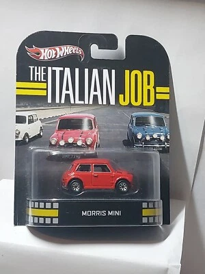 Hot Wheels 1/64 🇨🇵 The Italian Job Morris Mini Rouge ,  Retro Entertainment - Photo 1/4