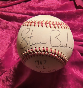 Steve "Bedrock" Bedrosian Signed 1995 Official World Series Baseball