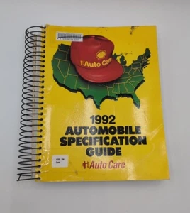 1992 Gousha Automobile Specification Guide Auto Car Care Guide Book Chek-chart - Picture 1 of 7