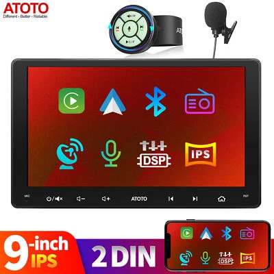 ATOTO F7WE 9" Autoradio CarPlay e Android Auto Senza fili+ Controllo del volante - Immagine 1 di 4