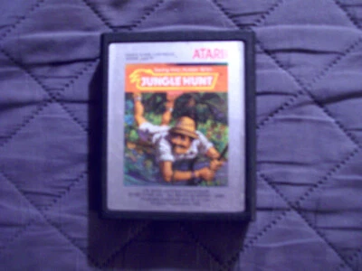 ATARI 2600 JUNGLE HUNT VIDEO GAME CARTRIDGE ONLY VINTAGE 1983 - Image 1 of 2