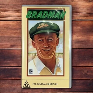 Sir Donald Bradman Australian Cricketing Documentary VHS Tape - PAL - New Sealed - Picture 1 of 11
