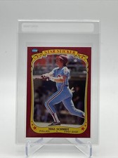 1986 Fleer Star Stickers Mike Schmidt Baseball Card #107 NM-MT FREE SHIPPING