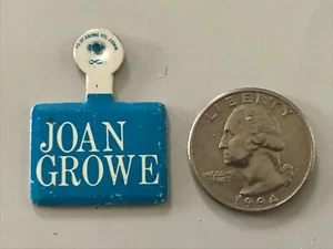 Vintage 1984 Joan Growe Senate Minnesota Pinback Button Pin Metal Tin Litho MN - Picture 1 of 5
