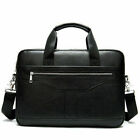 Man Briefcase Leather Men's Laptop Bags Computer Handbag Handbas Bag