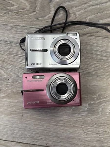 Olympus Fe-310 8 Megapixel 5x Optical Zoom Plus Olympus fe-370 pink for parts - Picture 1 of 9