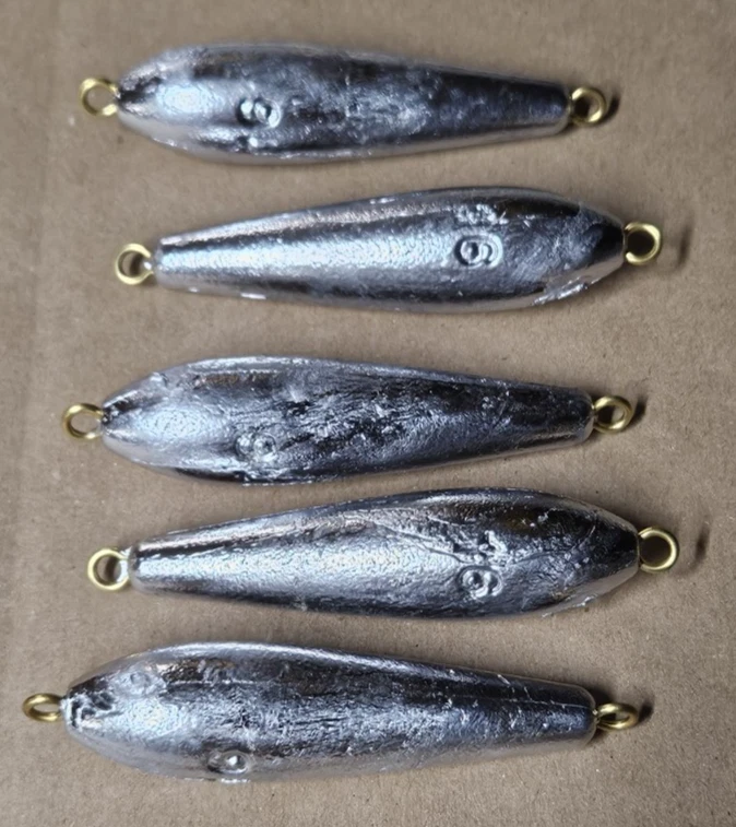 Plomos De Pesca Baratos Pesas De Pesca Para Carpa | 5 Piezas - 31g A 99g | Plomo Electrolítico | Forma Lágrima | Agua Dulce Y Salada Pesca Agua Dulce Salada