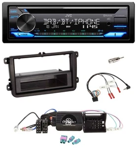 JVC Bluetooth Lenkrad USB DAB CD Autoradio für VW Amarok Beetle EOS Caddy Golf V - Bild 1 von 10