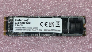 256GB Intenso SSD TOP SSD M.2 22x80mm Solid State Drive Festplatte - Bild 1 von 2