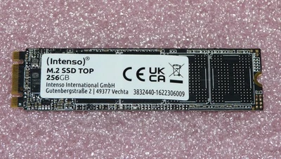 256GB Intenso SSD TOP SSD M.2 22x80mm Solid State Drive Festplatte - Bild 1 von 2
