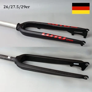 Horquilla rígida carbono/aluminio 26/27.5/29" bicicleta de montaña tubo recto horquilla - Imagen 1 de 15