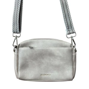 WESTBRONCO Small Women’s Crossbody Bag Satchel Gray Purse w/ Adjustable Strap - Picture 1 of 9