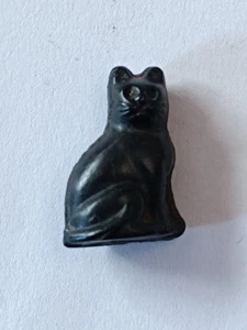Lucky Vintage Czech Glass Cracker Jack Cat Miniature Figurine Collectible (1920) - Picture 1 of 8