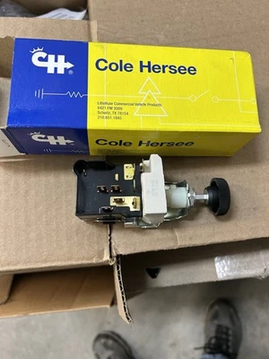 Genuine Cole Hersee 71092-02BX Push-Pull Head Light Switch Bus Truck G1 - Image 1 of 4