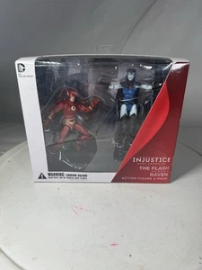 DC Injustice Gods Among Us The Flash Vs Raven Actionfigur 2 Stück NEU - Bild 1 von 7