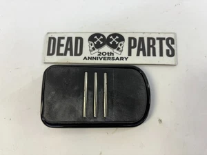 Harley black OEM Streamliner Road Street Glide rear brake pedal pad cover - Picture 1 of 3