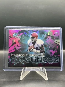 2023 Topps Composite Resurgence Thurman Thomas Grounded Pink Refractor #RG-1  - Picture 1 of 2