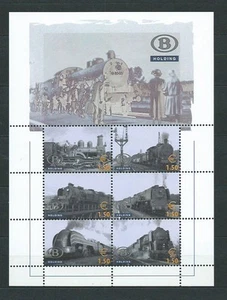 Belgica - Paquetes Postales 2006 Yvert 521/6 ** Mnh Trenes - Imagen 1 de 1