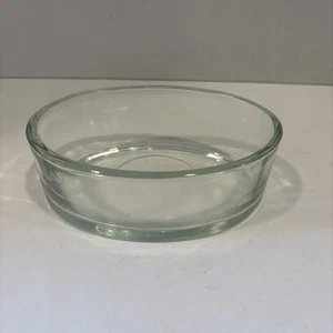 Vintage Klarglas ovale Schale "CD" Marke  - Bild 1 von 7