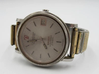 GENTS OMEGA CONSTELLATION ELECTRONIC F300HZ DATE WRISTWATCH STAINLESS STEEL - Image 1 of 4
