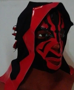 LA PARKA !! BLUTIG!! WRESTLING - LUCHADOR MASKE !! TODESSCHÄDEL !! LA MUERTE! HANDARBEIT - Bild 1 von 3