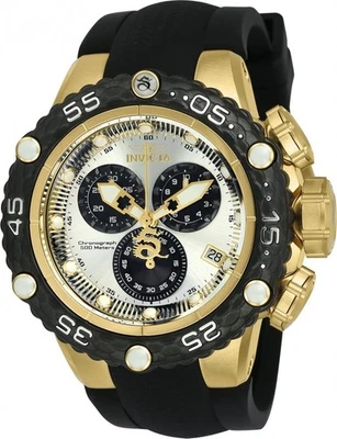 Reloj INVICTA 24445 Hombre 50mm Subaqua Noma VI Correa Silicona - Negro/Dorado 500 mt Foto 1 de 4
