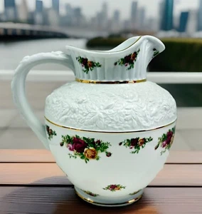 Vintage Vase Royal Albert Old Country Roses großer geformter Krug fasst 5 Quart - Bild 1 von 8