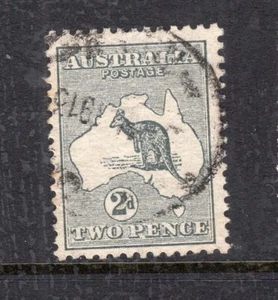 AUSTRALIA KANGAROO IST WATERMARK VERY FINE USED........,..,,,,, - Bild 1 von 2