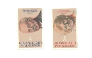 Liechtenstein MNH ** 988-9 Memorial for Franz Josef II & Gina - Picture 1 of 1