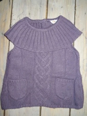 Pull sans manches violet KIDKANAï Taille 5 ans / 110 cm En très bon état - Photo 1/4