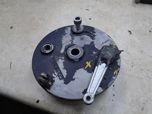 Kawasaki 400 KDX KDX400 Front Wheel Brake Plate Frozen 1980 WD KB120 - Picture 1 of 3