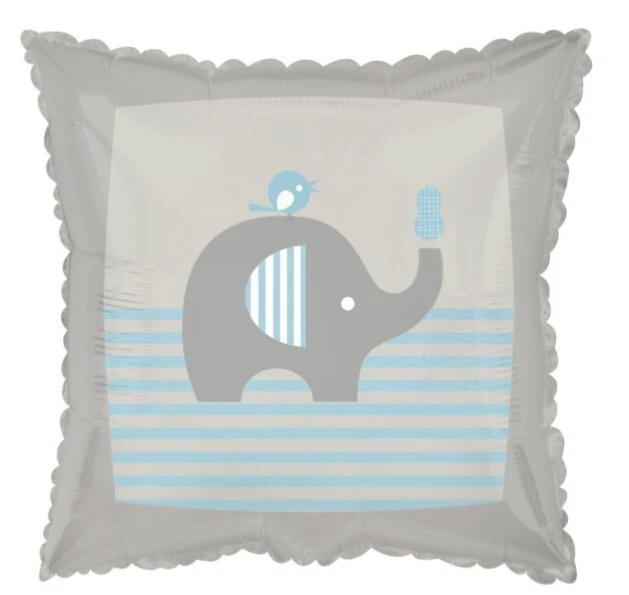 (2) Little Pnut-boy Elephant 18” Lámina Mylar Globo Baby Shower Fiesta Suministro Foto 1 de 1