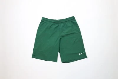 Vintage Nike Mens Medium Travis Scott Mini Swoosh Running Soccer Shorts Green - Image 1 of 4