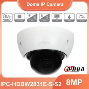 Cámara domo IP Dahua 4K 8MP Starlight Vandal IPC-HDBW2831E-S-S2 IR WDR H265+ PoE - Imagen 1 de 9