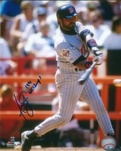 Signed 8x10 LUIS ORTIZ "1991 WS Champs" Minnesota Twins Autographed photo COA - Picture 1 of 1