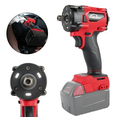 AUTOJARE For Milwaukee 18V M18 48-11-1840 Cordless 1/2" High Torque Impact Wrench 20 Volt