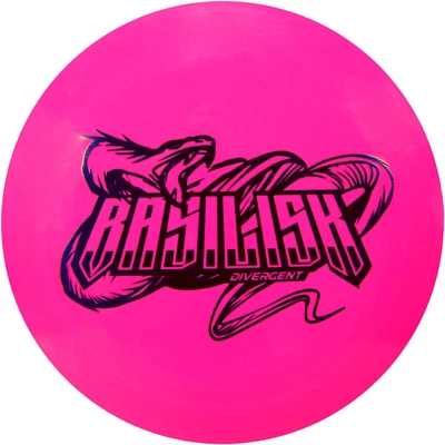 Divergent Discs Basilisk - Max Grip 塑料圆盘高尔夫距离球杆(粉色) — 第 1/2 张图片