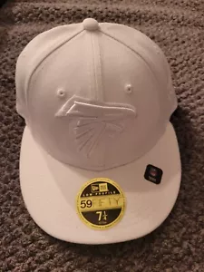 Atlanta Falcons New Era Mens Fitted Hat Size 7 1/4 Low Profile - Picture 1 of 3