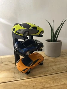 Triple Car Stand For 1:32 1/32 Model Slot Car Scalextric - Any Colour/Size - Picture 1 of 9