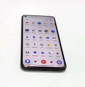 Google Pixel 5 128GB 8GB RAM GTT9Q CRACKED Unlocked Smartphone Cell Phone - Photo 1 sur 8