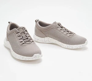 Sneakers Clarks Cloud Steppers Bungee impreziosite Stone 8,5/M nuove - Foto 1 di 1