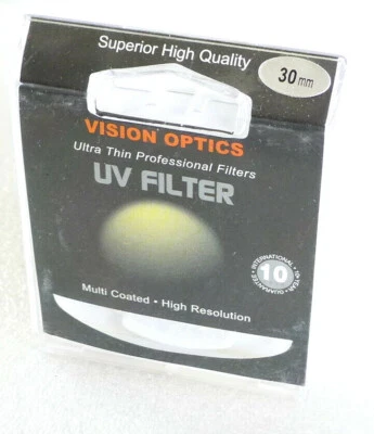 30mm Digital Vision Multi Coated UV Filter - Silver - NEW - Image 1 of 3
