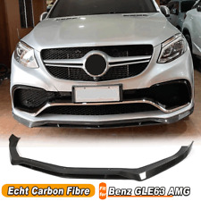 Für Mercedes W166 C292 GLE63 AMG Carbon Frontlippe Front Schwert Spoilerlippe 