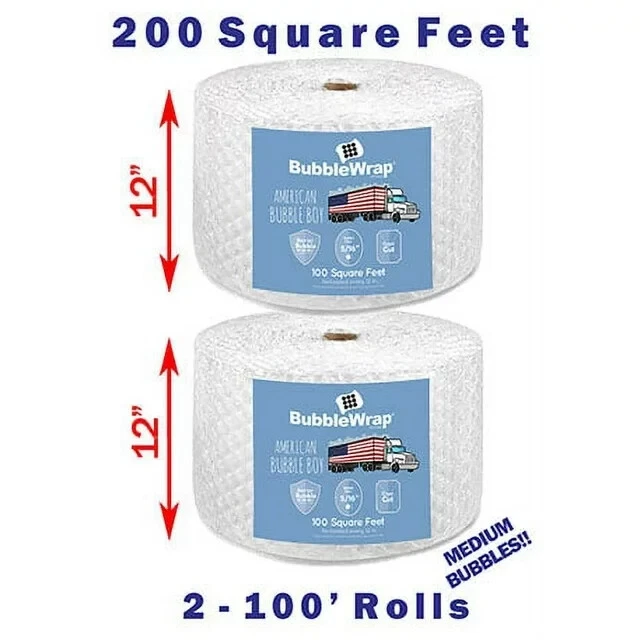 Official Sealed Air Bubble Wrap - American Bubble Boy (200' Medium (5/16") - Image 1 of 4