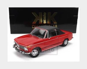 1:18 KK SCALE Bmw 2002 Cabrio Red 1968 With Removable Soft-Top KKDC181103 Model - Picture 1 of 2