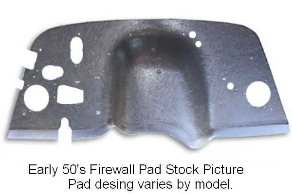 1951 1953 Buick Super Roadmaster Firewall Pad  - Image 1 of 1