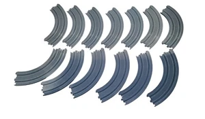 Aurora Tomy 13 PC - 9" CURVE Slot Car Tracks #503349 - Picture 1 of 2