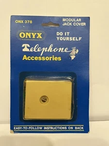 ONYX ~ Telephone Modular Jack Cover ~ 378 - Picture 1 of 2