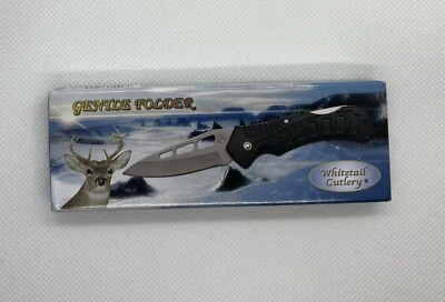 NAVAJA DE BOLSILLO 4,5" - CARPETA GENTAL - CUBIERTOS COLA BLANCA - ENVÍO GRATUITO Foto 1 de 4