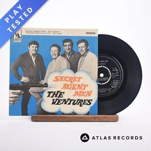 The Ventures - Secret Agent Men - Mono 7" EP Vinyl Record - EX/VG+ - Picture 1 of 8